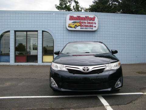 2012 Toyota Camry for sale at Unlimited Auto Sales & Detailing, LLC in Windsor Locks CT