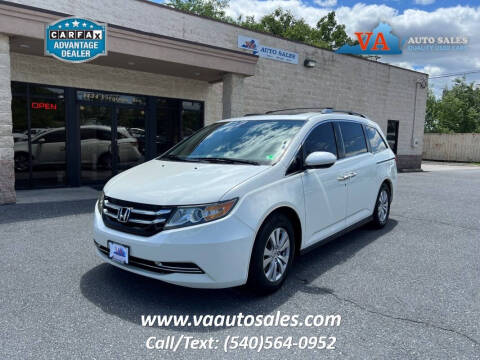 2017 Honda Odyssey for sale at Va Auto Sales in Harrisonburg VA