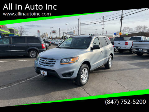 2010 Hyundai Santa Fe for sale at All In Auto Inc in Palatine IL