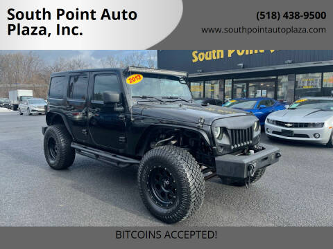 2013 Jeep Wrangler Unlimited for sale at South Point Auto Plaza, Inc. in Albany NY