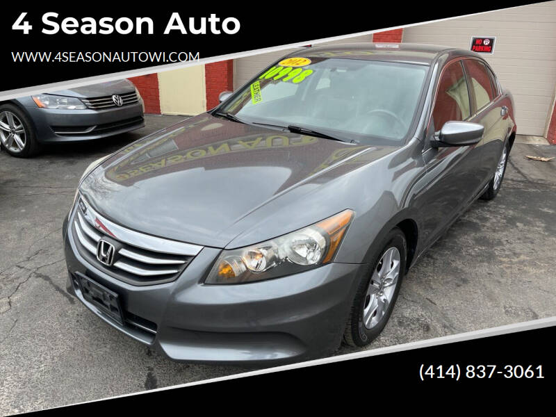 2012 Honda Accord for sale at 4 Season Auto in Milwaukee WI