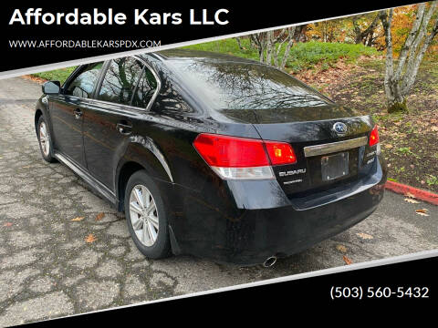 2012 Subaru Legacy for sale at Affordable Kars LLC in Portland OR