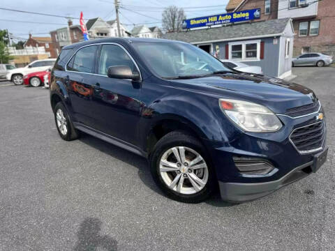2016 Chevrolet Equinox for sale at Sharon Hill Auto Sales LLC in Sharon Hill PA