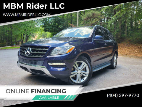 2012 Mercedes-Benz M-Class for sale at MBM Rider LLC in Lilburn GA