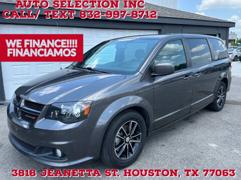 2018 Dodge Grand Caravan for sale at Auto Selection Inc. in Houston TX