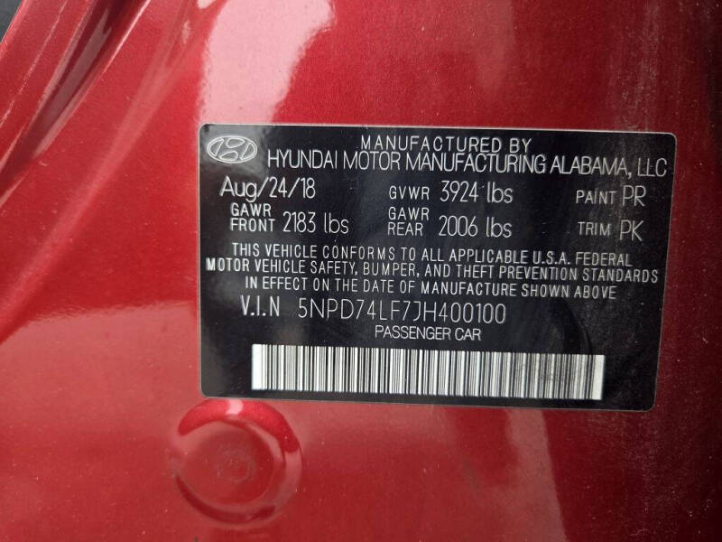 2018 Hyundai Elantra