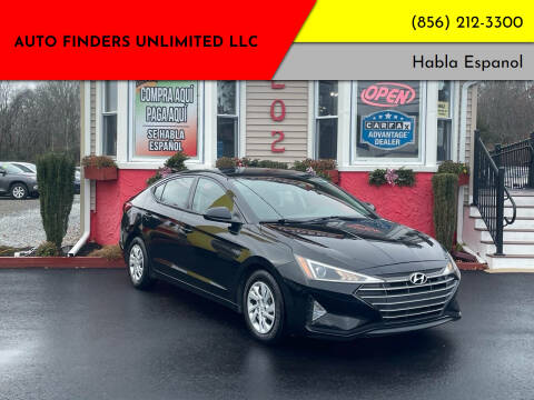 2019 Hyundai Elantra for sale at Auto Finders Unlimited LLC in Vineland NJ