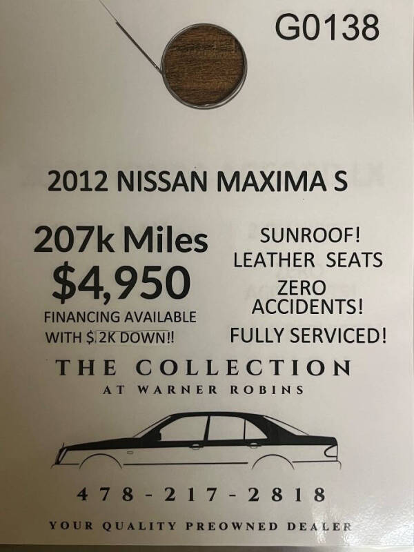 2012 Nissan Maxima 3.5 S