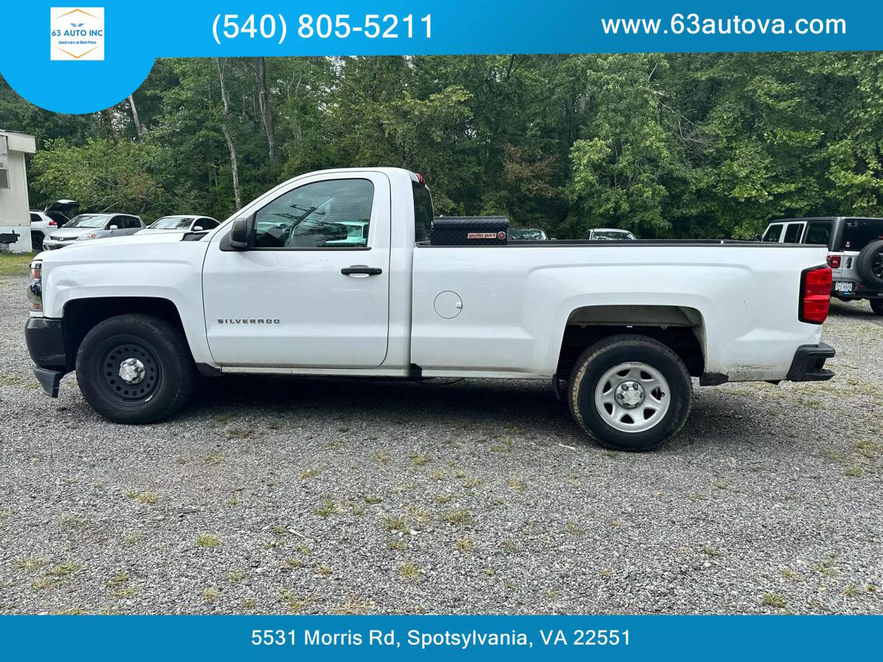 2017 Chevrolet Silverado 1500 for sale at 63 Auto Inc in Spotsylvania, VA