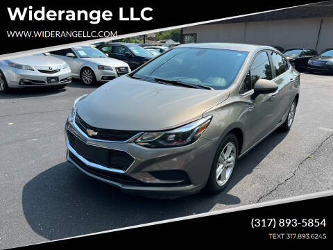 2018 Chevrolet Cruze for sale at Widerange LLC in Greenwood IN