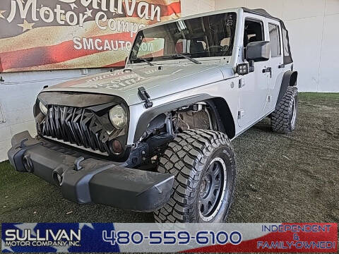 2011 Jeep Wrangler Unlimited for sale at SULLIVAN MOTOR COMPANY INC. in Mesa AZ