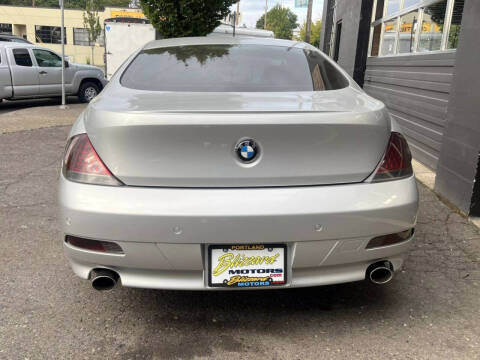 2004 BMW 6 Series 645Ci