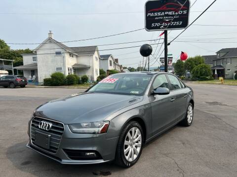 2013 Audi A4 for sale at Passariello's Auto Sales LLC in Old Forge PA