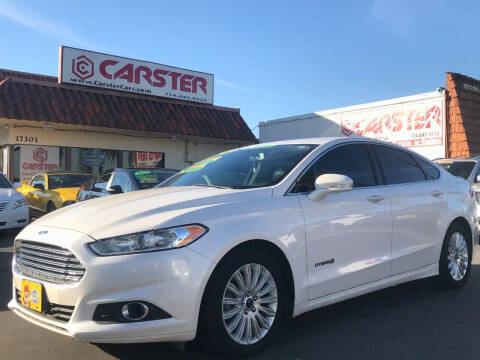 2014 Ford Fusion Hybrid for sale at CARSTER in Huntington Beach CA