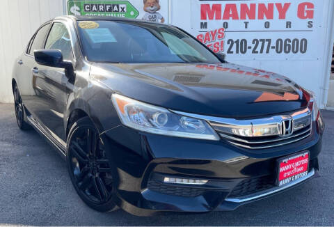 2017 Honda Accord for sale at Manny G Motors in San Antonio TX