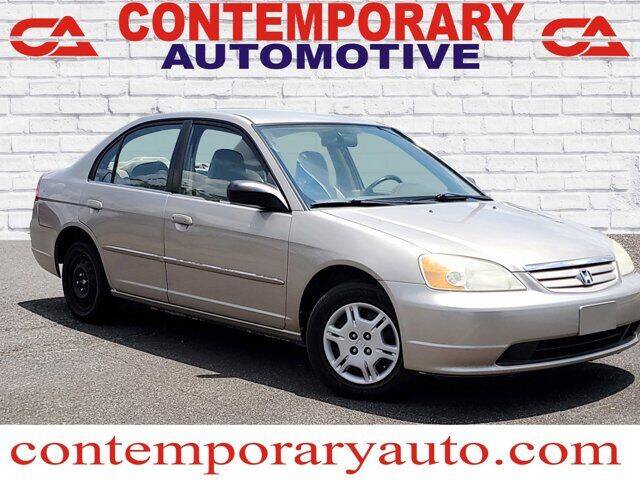 2002 Honda Civic for sale at Contemporary Auto in Tuscaloosa AL