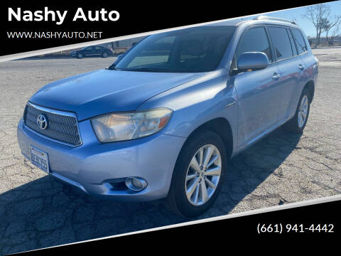 2008 Toyota Highlander Hybrid for sale at Nashy Auto in Lancaster CA