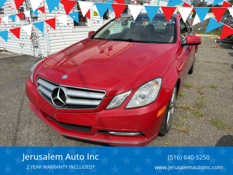 2013 Mercedes-Benz E-Class for sale at Jerusalem Auto Inc in North Merrick NY