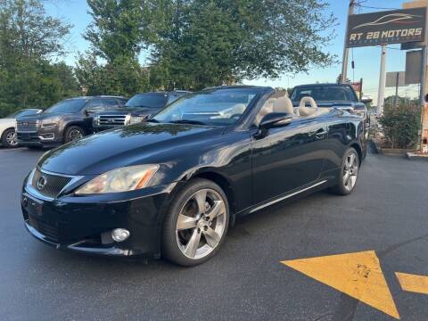 2010 Lexus IS 250C for sale at RT28 Motors in North Reading MA