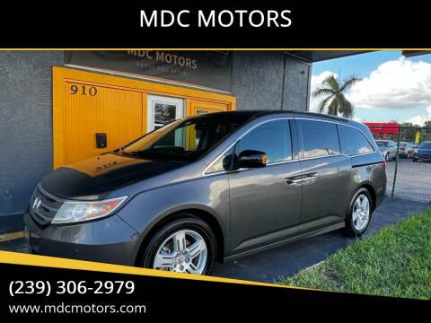 2013 Honda Odyssey for sale at MDC MOTORS in Fort Myers FL