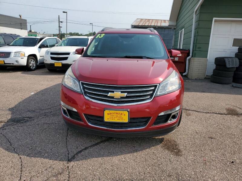 2013 Chevrolet Traverse for sale at Brothers Used Cars Inc in Sioux City IA