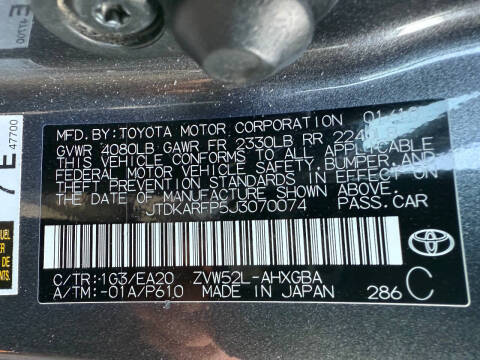 2018 Toyota Prius Prime Plus