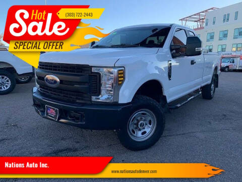 2018 Ford F-250 Super Duty for sale at Nations Auto Inc. in Denver CO