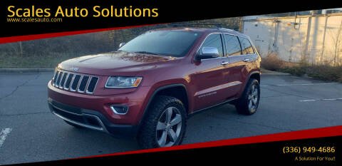 2014 Jeep Grand Cherokee for sale at Scales Auto Solutions in Madison NC