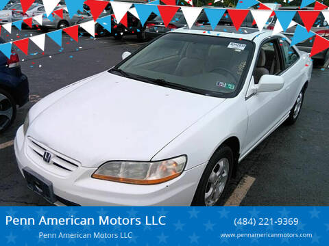 2001 Honda Accord for sale at Penn American Motors LLC in Emmaus PA