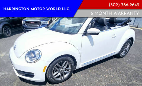 2013 Volkswagen Beetle Convertible for sale at Harrington Motor World LLC in Harrington DE