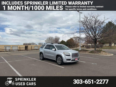 2014 GMC Acadia for sale at Sprinkler Used Cars in Longmont CO