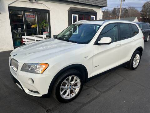 2014 BMW X3 for sale at Auto Sales Center Inc in Holyoke MA