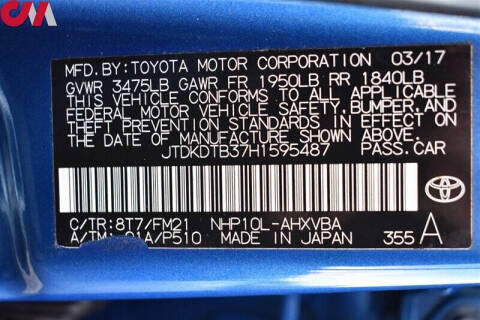 2017 Toyota Prius c One