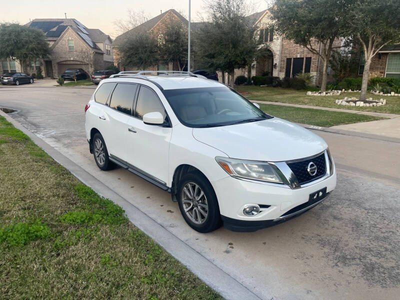 2013 Nissan Pathfinder for sale at PRESTIGE OF SUGARLAND in Stafford TX