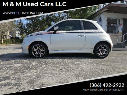 2012 FIAT 500 for sale at M & M Used Cars LLC in Daytona Beach FL