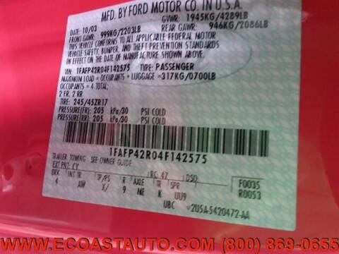 2004 Ford Mustang Mach 1 Premium