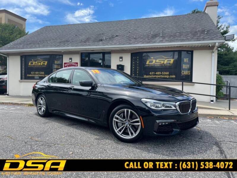 2018 BMW 7 Series for sale at DSA Motor Sports Corp in Commack NY