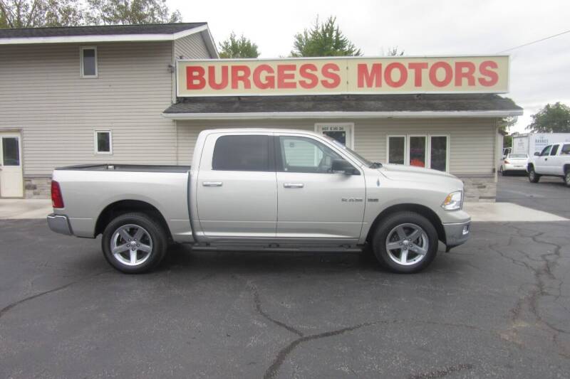2010 Dodge Ram Pickup 1500 for sale at Burgess Motors Inc in Michigan City IN