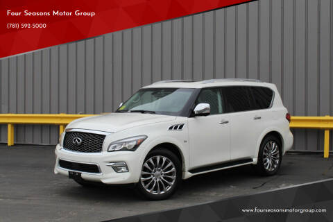 2016 Infiniti QX80 for sale at Four Seasons Motor Group in Swampscott MA