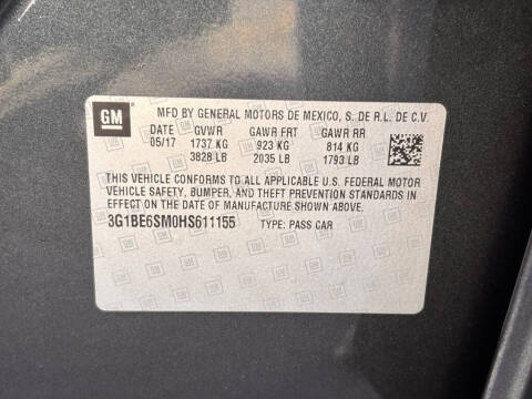 2017 Chevrolet Cruze LT Auto