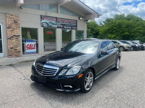 2011 Mercedes-Benz E-Class for sale at Davison Motorsports in Holly MI