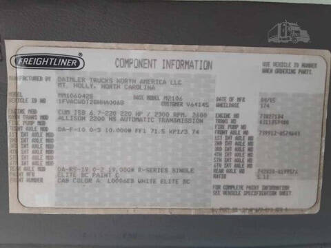 2016 Freightliner M2 106