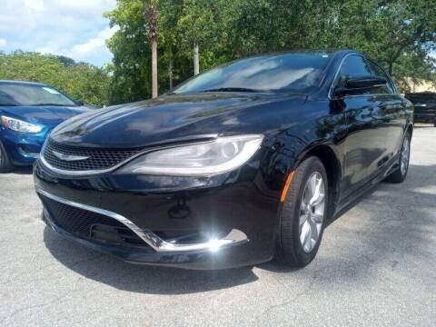 2015 Chrysler 200 for sale at Blue Lagoon Auto Sales in Plantation FL