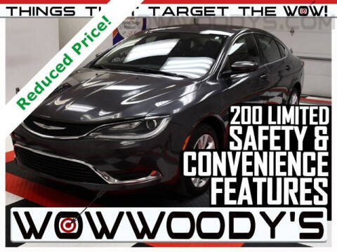 2016 Chrysler 200 for sale at WOODY'S AUTOMOTIVE GROUP in Chillicothe MO