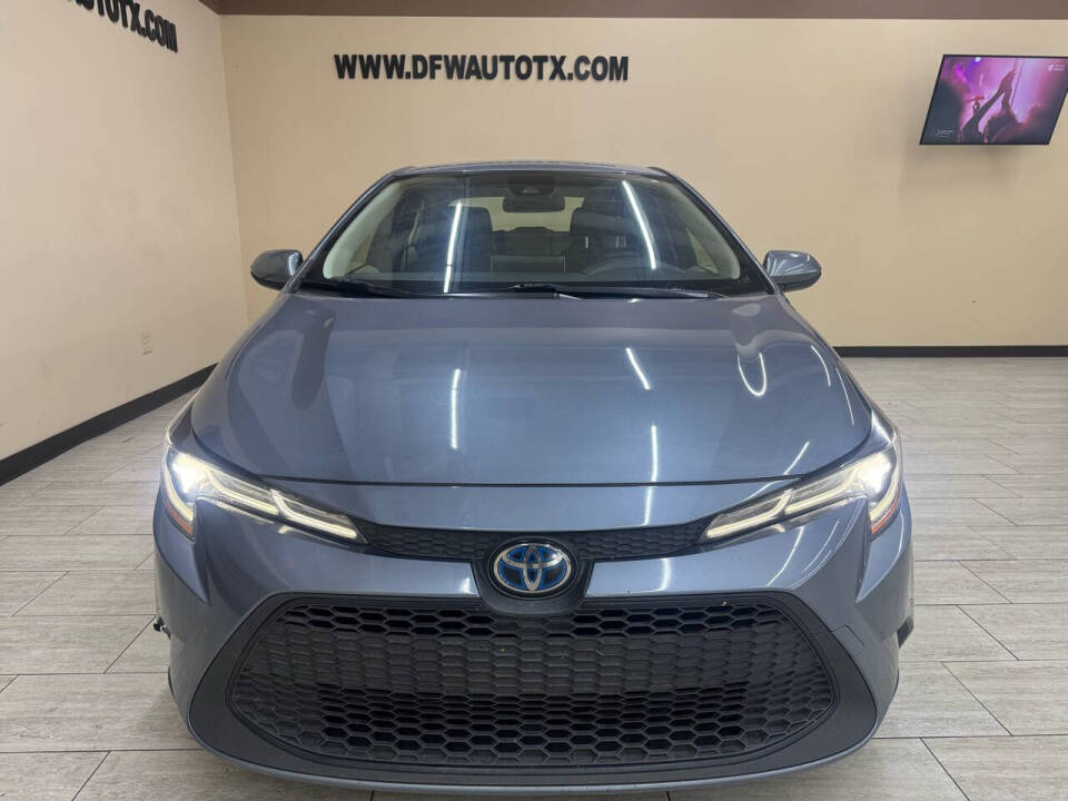 2020 Toyota Corolla Hybrid for sale at DFW Auto & Services Inc in Fort Worth, TX