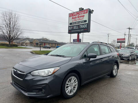 2018 Subaru Impreza for sale at Unlimited Auto Group in West Chester OH