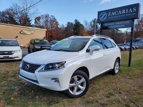2013 Lexus RX 350 for sale at Zacarias Auto Sales Inc in Leominster MA