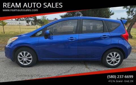 2014 Nissan Versa Note for sale at REAM AUTO SALES in Enid OK