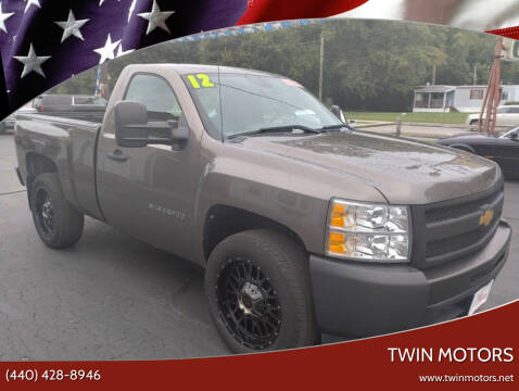 2012 Chevrolet Silverado 1500 for sale at TWIN MOTORS in Madison OH