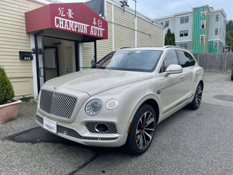 2017 Bentley Bentayga for sale at Champion Auto LLC in Quincy MA